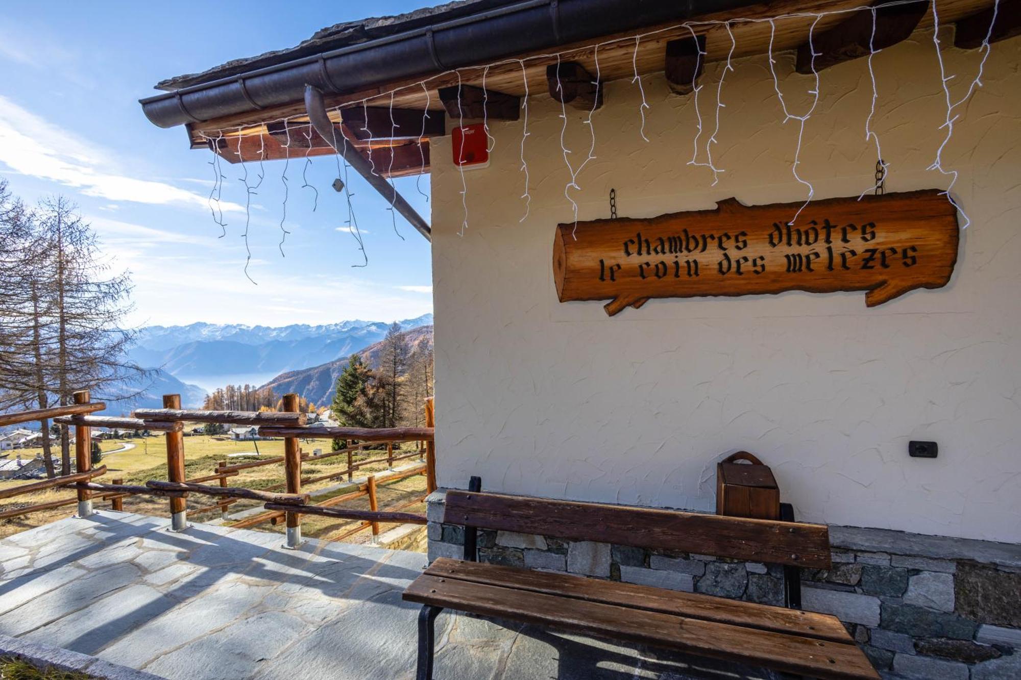 Le Coin Des Melezes - Nature & Trek - Camere In Baita Di Montagna Brusson Dış mekan fotoğraf